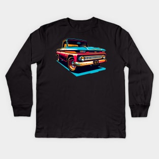 Chevy pickup Kids Long Sleeve T-Shirt
